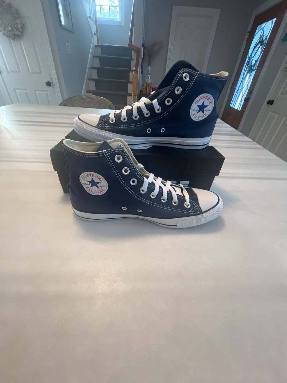 Converse Chuck Taylor All Star High Top Size Men 9 Navy Blue Canvas Womens 11